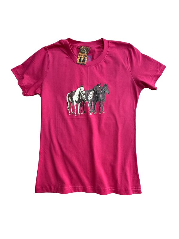 Camiseta Feminina Horses